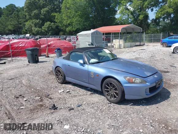 ✅ 2004 Honda S2000 • VIN: JHMAP21454T002763 • Lot: 42577657. Wystawiony na IAAI z przebiegiem 140 843 mil. Bezpłatny archiwum sprzedaży aukcyjnych z USA i szczegółowy raport historii pojazdu na DreamBid. Zdjęcie 1.
