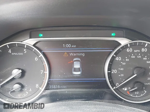 ✅ 2023 Nissan Altima SV • VIN: 1N4BL4DV2PN397761 • Lot: 44381090. Wystawiony na IAAI z przebiegiem 35 816 mil. Bezpłatny archiwum sprzedaży aukcyjnych z USA i szczegółowy raport historii pojazdu na DreamBid. Zdjęcie 7.