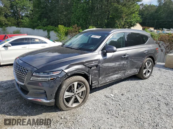 ✅ 2023 Genesis GV80 • VIN: KMUHBDSB4PU107507 • Лот: 54907715. Опубликован ранее на Copart с пробегом 89 970 миль. Бесплатный доступ к архиву аукционных продаж из США и подробный отчёт об истории автомобиля на DreamBid. Изображение 1.