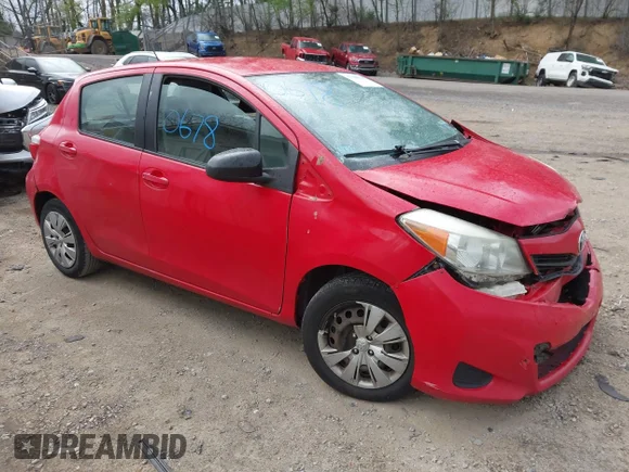 ✅ 2012 Toyota Yaris LE • VIN: JTDKTUD3XCD506167 • Lot: 45100678. Listed on IAAI with 283,249 mi. Free auction sales archive from the USA and detailed vehicle history report at DreamBid. Image 1.