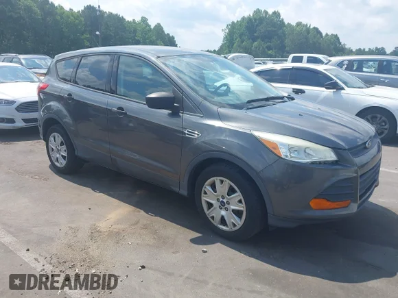 ✅ 2015 Ford Escape S • VIN: 1FMCU0F73FUB45133 • Lot: 45439548. Listed on IAAI with 163,529 mi. Free auction sales archive from the USA and detailed vehicle history report at DreamBid. Image 1.