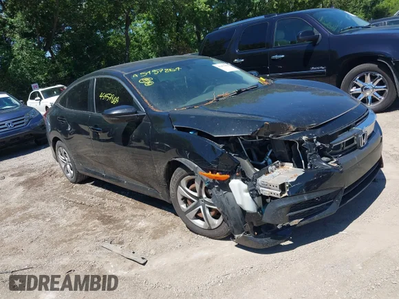 ✅ 2016 Honda Civic LX • VIN: 19XFC2E59GE030732 • Lot: 45457804. Wystawiony na IAAI z przebiegiem 112 831 mil. Bezpłatny archiwum sprzedaży aukcyjnych z USA i szczegółowy raport historii pojazdu na DreamBid. Zdjęcie 1.