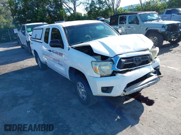 ✅ 2014 Toyota Tacoma • VIN: 5TFTX4CNXEX043900 • Lot: 45550301. Listed on IAAI with 168,877 mi. Free auction sales archive from the USA and detailed vehicle history report at DreamBid. Image 1.
