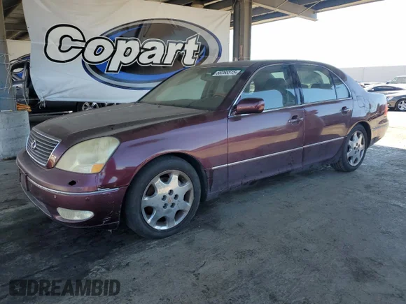 ✅ 2001 Lexus LS 430 • VIN: JTHBN30F810034817 • Lot: 68366515. Listed on Copart with 292,066 mi. Free auction sales archive from the USA and detailed vehicle history report at DreamBid. Image 1.