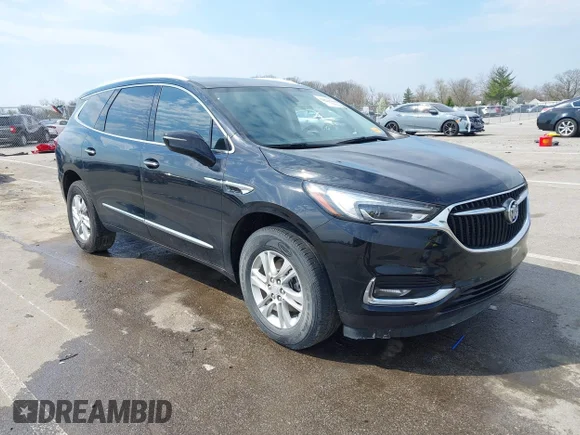 ✅ 2021 Buick Enclave Essence • VIN: 5GAERBKW7MJ267906 • Lot: 44833648. Listed on IAAI with 82,432 mi. Free auction sales archive from the USA and detailed vehicle history report at DreamBid. Image 1.