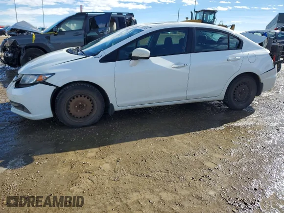 ✅ 2014 Honda Civic LX • VIN: 2HGFB2F50EH034768 • Lot: 46388146. Listed on Copart with 96,597 mi. Free auction sales archive from the USA and detailed vehicle history report at DreamBid. Image 1.
