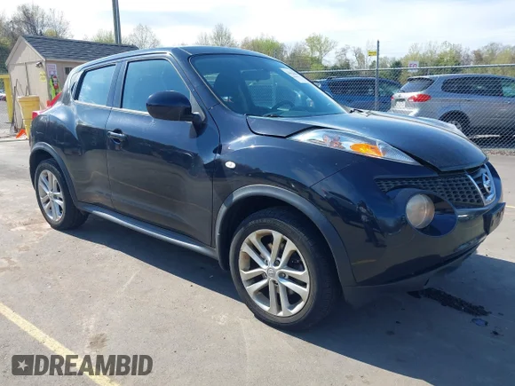 ✅ 2014 Nissan Juke SV • VIN: JN8AF5MV2ET361360 • Lot: 44920050. Listed on IAAI with 145,821 mi. Free auction sales archive from the USA and detailed vehicle history report at DreamBid. Image 1.