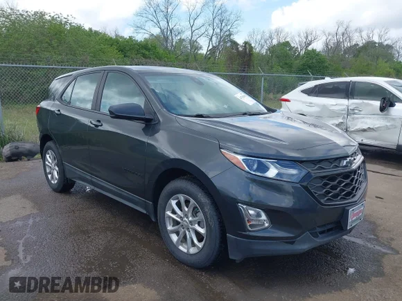 ✅ 2021 Chevrolet Equinox LS • VIN: 2GNAXHEV7M6152817 • Lot: 44716306. Listed on IAAI with 72,120 mi. Free auction sales archive from the USA and detailed vehicle history report at DreamBid. Image 1.