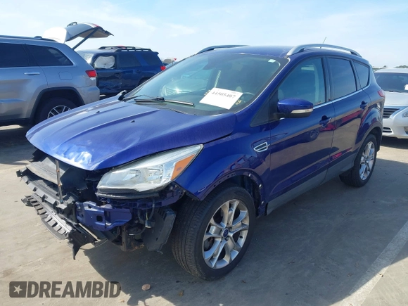 ✅ 2014 Ford Escape Titanium • VIN: 1FMCU9JX7EUB33884 • Lot: 44505407. Wystawiony na IAAI z przebiegiem 133 717 mil. Bezpłatny archiwum sprzedaży aukcyjnych z USA i szczegółowy raport historii pojazdu na DreamBid. Zdjęcie 2.