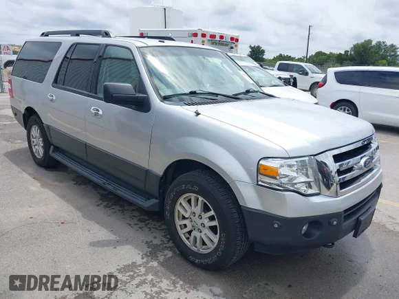 ✅ 2014 Ford Expedition Max XL • VIN: 1FMJK1G50EEF49726 • Лот: 45110019. Опубліковано раніше на IAAI з пробігом 50 648 миль. Безкоштовний доступ до архіву аукціонних продажів зі США та докладний звіт про історію автомобіля на DreamBid. Зображення 1.