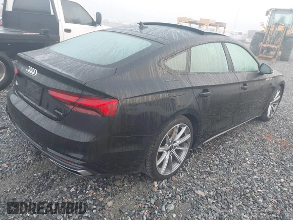 ✅ 2025 Audi A5 Sportback S line Premium • VIN: WAUDACF57SA009033 • Lot: 44544690. Listed on IAAI with 38,204 mi. Free auction sales archive from the USA and detailed vehicle history report at DreamBid. Image 4.