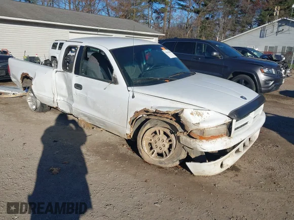 ✅ 1998 Dodge Dakota SLT • VIN: 1B7GL22X5WS554529 • Lot: 43654488. Listed on IAAI with 241,474 mi. Free auction sales archive from the USA and detailed vehicle history report at DreamBid. Image 1.