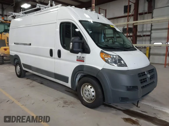 ✅ 2017 Ram ProMaster Cargo • VIN: 3C6TRVDG6HE527896 • Lot: 44801704. Listed on IAAI with 111,480 mi. Free auction sales archive from the USA and detailed vehicle history report at DreamBid. Image 1.