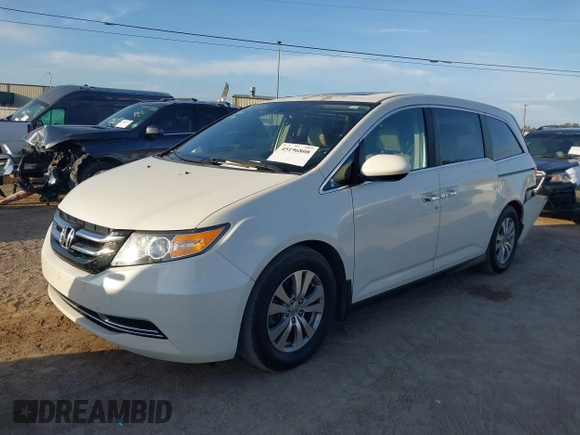 ✅ 2014 Honda Odyssey EX-L • VIN: 5FNRL5H63EB132053 • Lot: 45196808. Wystawiony na IAAI z przebiegiem 107 880 mil. Bezpłatny archiwum sprzedaży aukcyjnych z USA i szczegółowy raport historii pojazdu na DreamBid. Zdjęcie 2.