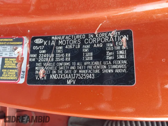 ✅ 2018 Kia Soul + • VIN: KNDJX3AA1J7525943 • Lot: 44162943. Wystawiony na IAAI z przebiegiem 132 435 mil. Bezpłatny archiwum sprzedaży aukcyjnych z USA i szczegółowy raport historii pojazdu na DreamBid. Zdjęcie 9.