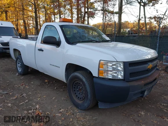 ✅ 2013 Chevrolet Silverado 1500 Work Truck • VIN: 1GCNCPEXXDZ398833 • Lot: 43688474. Listed on IAAI with 163,789 mi. Free auction sales archive from the USA and detailed vehicle history report at DreamBid. Image 1.