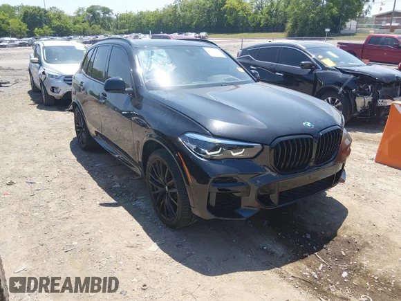 ✅ 2023 BMW X5 sDrive40i • VIN: 5UXCR4C0XP9R20518 • Lot: 45115771. Listed on IAAI with 45,095 mi. Free auction sales archive from the USA and detailed vehicle history report at DreamBid. Image 1.