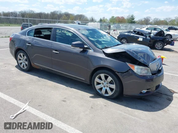 ✅ 2012 Buick LaCrosse Leather • VIN: 1G4GC5E3XCF357737 • Лот: 42108147. Опубликован ранее на IAAI с пробегом 152 985 миль. Бесплатный доступ к архиву аукционных продаж из США и подробный отчёт об истории автомобиля на DreamBid. Изображение 1.