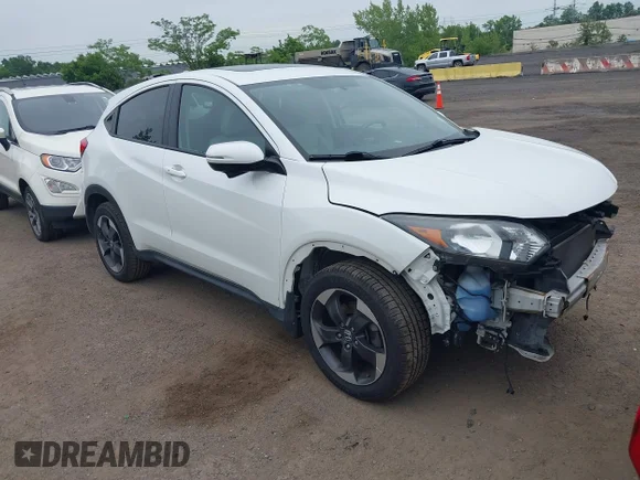 ✅ 2018 Honda HR-V EX • VIN: 3CZRU6H53JM724918 • Лот: 45203584. Опубликован ранее на IAAI с пробегом 84 294 миль. Бесплатный доступ к архиву аукционных продаж из США и подробный отчёт об истории автомобиля на DreamBid. Изображение 1.