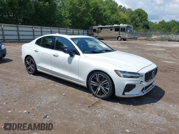 ✅ 2021 Volvo S60 R-Design • VIN: 7JRA22TM3MG091756 • Lot: 43003180. Listed on IAAI with 36,514 mi. Free auction sales archive from the USA and detailed vehicle history report at DreamBid. Image 1.