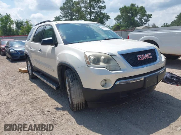 ✅ 2009 GMC Acadia SLE1 • VIN: 1GKER13D99J133819 • Lot: 42479080. Wystawiony na IAAI z przebiegiem Nie podano. Bezpłatny archiwum sprzedaży aukcyjnych z USA i szczegółowy raport historii pojazdu na DreamBid. Zdjęcie 1.