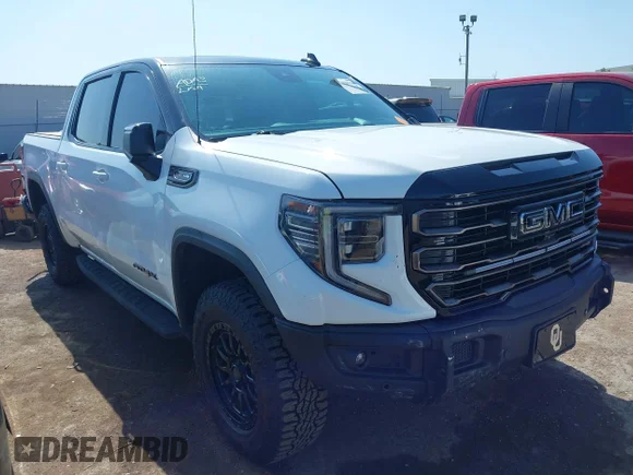 ✅ 2023 GMC Sierra 1500 AT4X • VIN: 3GTUUFEL7PG182765 • Лот: 43018136. Опубликован ранее на IAAI с пробегом 52 888 миль. Бесплатный доступ к архиву аукционных продаж из США и подробный отчёт об истории автомобиля на DreamBid. Изображение 1.