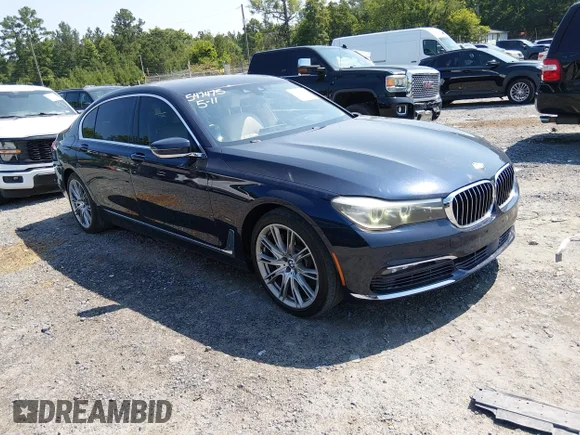 ✅ 2016 BMW 7 Series 740i • VIN: WBA7E2C55GG547475 • Лот: 45365679. Опубліковано раніше на IAAI з пробігом 105 784 миль. Безкоштовний доступ до архіву аукціонних продажів зі США та докладний звіт про історію автомобіля на DreamBid. Зображення 1.