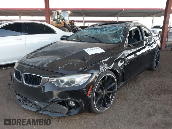 ✅ 2014 BMW 4 Series 428i • VIN: WBA3N7C52EF719184 • Lot: 43598724. Listed on IAAI with Not provided. Free auction sales archive from the USA and detailed vehicle history report at DreamBid. Image 2.