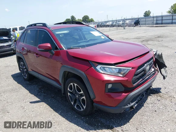 ✅ 2019 Toyota RAV4 Adventure • VIN: 2T3J1RFV3KW005863 • Лот: 45261941. Опубліковано раніше на IAAI з пробігом 126 788 миль. Безкоштовний доступ до архіву аукціонних продажів зі США та докладний звіт про історію автомобіля на DreamBid. Зображення 1.