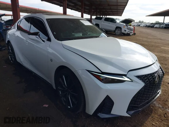 ✅ 2023 Lexus IS 350 F Sport • VIN: JTHGZ1E22P5030780 • Лот: 44530119. Опубликован ранее на IAAI с пробегом 33 641 миль. Бесплатный доступ к архиву аукционных продаж из США и подробный отчёт об истории автомобиля на DreamBid. Изображение 1.