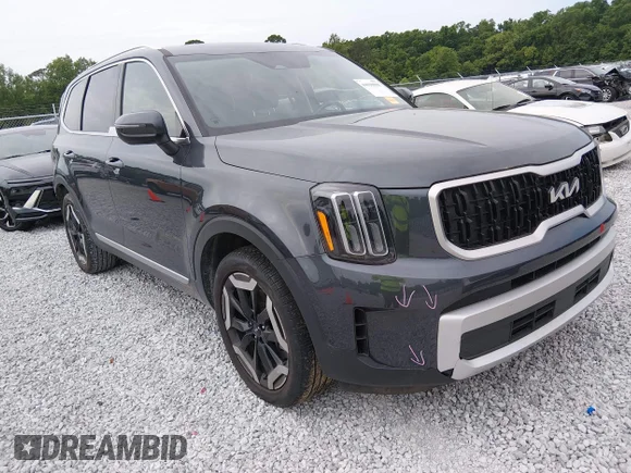 ✅ 2024 Kia Telluride EX • VIN: 5XYP34GC8RG523108 • Лот: 44910905. Опубликован ранее на IAAI с пробегом 42 439 миль. Бесплатный доступ к архиву аукционных продаж из США и подробный отчёт об истории автомобиля на DreamBid. Изображение 1.