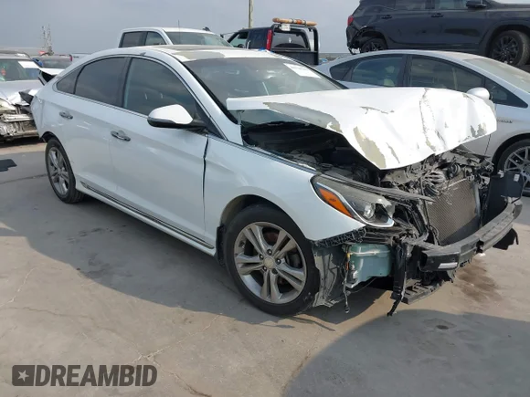 ✅ 2018 Hyundai Sonata Sport Plus • VIN: 5NPE34AF8JH727589 • Lot: 43738169. Wystawiony na IAAI z przebiegiem 104 758 mil. Bezpłatny archiwum sprzedaży aukcyjnych z USA i szczegółowy raport historii pojazdu na DreamBid. Zdjęcie 1.