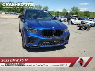 ✅ 2022 BMW X5 M • VIN: 5YMJU0C01N9L64538 • Лот: 64677735. Опубликован ранее на Copart с пробегом 9 994 миль. Бесплатный доступ к архиву аукционных продаж из США и подробный отчёт об истории автомобиля на DreamBid. Изображение 16.