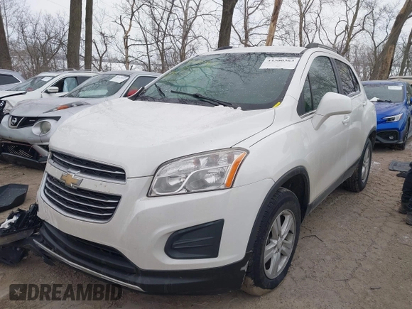 ✅ 2016 Chevrolet Trax LT • VIN: KL7CJPSB3GB548202 • Lot: 44300363. Wystawiony na IAAI z przebiegiem 65 811 mil. Bezpłatny archiwum sprzedaży aukcyjnych z USA i szczegółowy raport historii pojazdu na DreamBid. Zdjęcie 2.