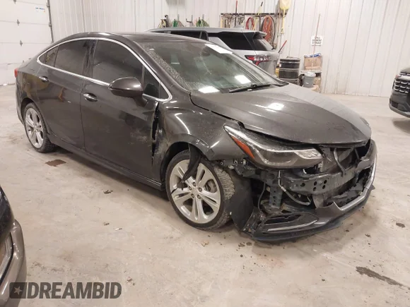 ✅ 2017 Chevrolet Cruze Premier • VIN: 1G1BF5SM2H7217095 • Lot: 44750466. Listed on IAAI with 156,274 mi. Free auction sales archive from the USA and detailed vehicle history report at DreamBid. Image 1.