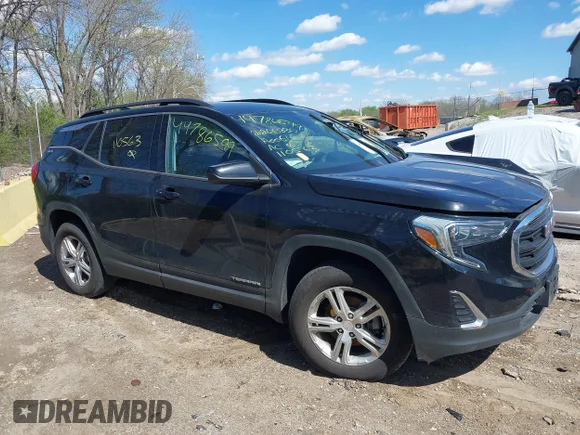 ✅ 2019 GMC Terrain SLE • VIN: 3GKALMEV9KL110563 • Lot: 44786599. Wystawiony na IAAI z przebiegiem 58 756 mil. Bezpłatny archiwum sprzedaży aukcyjnych z USA i szczegółowy raport historii pojazdu na DreamBid. Zdjęcie 1.