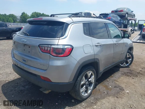 ✅ 2019 Jeep Compass Limited • VIN: 3C4NJCCB0KT662555 • Lot: 45159223. Wystawiony na IAAI z przebiegiem 136 867 mil. Bezpłatny archiwum sprzedaży aukcyjnych z USA i szczegółowy raport historii pojazdu na DreamBid. Zdjęcie 4.