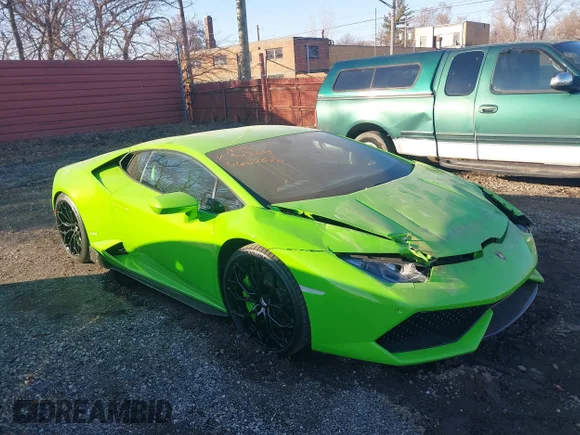 ✅ 2015 Lamborghini Huracan • VIN: ZHWUC1ZFXFLA02619 • Lot: 44028080. Wystawiony na IAAI z przebiegiem 17 332 mil. Bezpłatny archiwum sprzedaży aukcyjnych z USA i szczegółowy raport historii pojazdu na DreamBid. Zdjęcie 1.