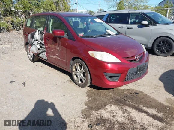 ✅ 2010 Mazda 5 Sport • VIN: JM1CR2W33A0388701 • Lot: 45111660. Wystawiony na IAAI z przebiegiem 111 950 mil. Bezpłatny archiwum sprzedaży aukcyjnych z USA i szczegółowy raport historii pojazdu na DreamBid. Zdjęcie 1.