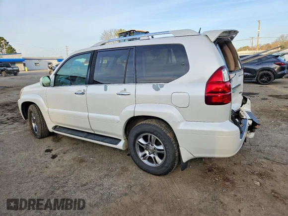 ✅ 2008 Lexus GX 470 • VIN: JTJBT20X480157192 • Lot: 73326185. Listed on Copart with 260,182 mi. Free auction sales archive from the USA and detailed vehicle history report at DreamBid. Image 2.
