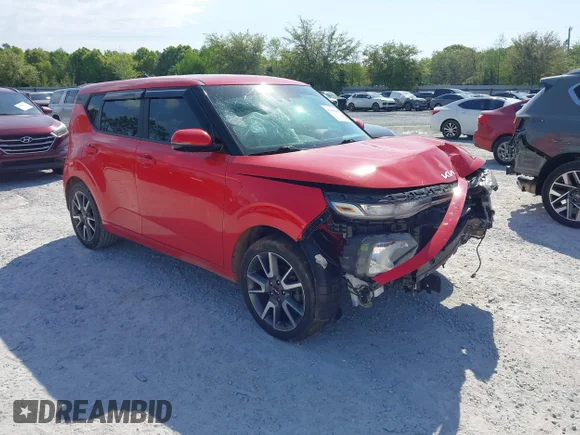 ✅ 2022 Kia Soul GT-Line • VIN: KNDJ63AUXN7156101 • Lot: 42013461. Wystawiony na IAAI z przebiegiem 36 874 mil. Bezpłatny archiwum sprzedaży aukcyjnych z USA i szczegółowy raport historii pojazdu na DreamBid. Zdjęcie 1.