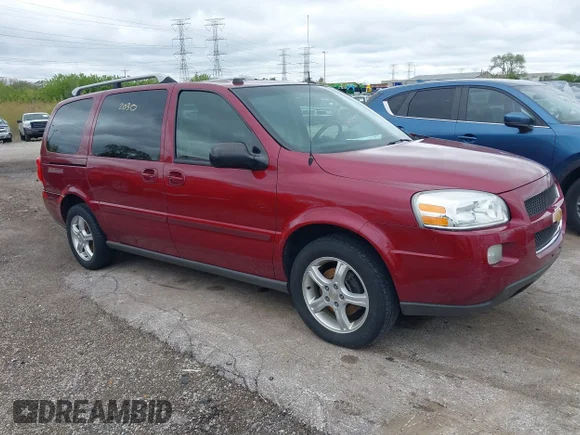 ✅ 2005 Chevrolet Uplander LT • VIN: 1GNDV33L45D268213 • Lot: 44962030. Listed on IAAI with 163,124 mi. Free auction sales archive from the USA and detailed vehicle history report at DreamBid. Image 1.