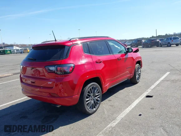 ✅ 2022 Jeep Compass (RED) Edition • VIN: 3C4NJDCB5NT209123 • Лот: 41825975. Опубліковано раніше на IAAI з пробігом 23 552 миль. Безкоштовний доступ до архіву аукціонних продажів зі США та докладний звіт про історію автомобіля на DreamBid. Зображення 4.