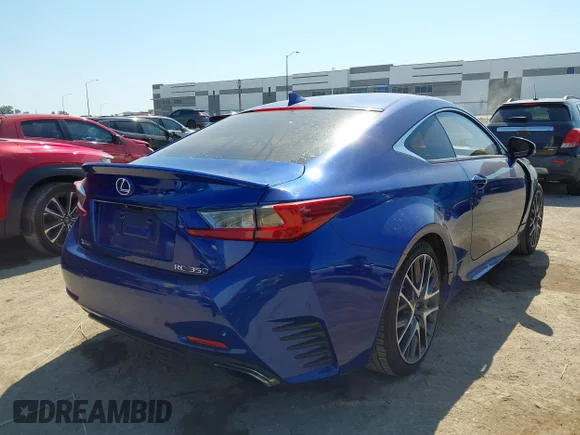 ✅ 2016 Lexus RC 350 F Sport • VIN: JTHHE5BC2G5012039 • Лот: 43408332. Опубліковано раніше на IAAI з пробігом 118 422 миль. Безкоштовний доступ до архіву аукціонних продажів зі США та докладний звіт про історію автомобіля на DreamBid. Зображення 4.