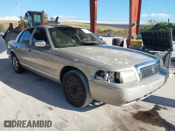 ✅ 2007 Mercury Grand Marquis GS • VIN: 2MEFM74W37X608398 • Lot: 44020726. Listed on IAAI with 191,037 mi. Free auction sales archive from the USA and detailed vehicle history report at DreamBid. Image 1.