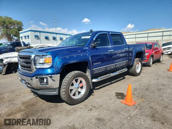✅ 2015 GMC Sierra 1500 SLT • VIN: 3GTU2VEJXFG412957 • Lot: 70201975. Wystawiony na Copart z przebiegiem 88 830 mil. Bezpłatny archiwum sprzedaży aukcyjnych z USA i szczegółowy raport historii pojazdu na DreamBid. Zdjęcie 1.
