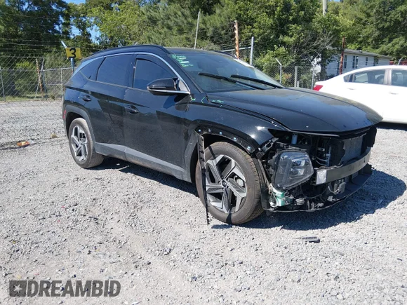 ✅ 2024 Hyundai Tucson Limited • VIN: 5NMJE3DEXRH415708 • Lot: 45105468. Listed on IAAI with 33,673 mi. Free auction sales archive from the USA and detailed vehicle history report at DreamBid. Image 1.