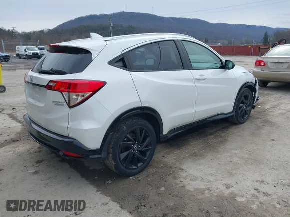 ✅ 2021 Honda HR-V Sport • VIN: 3CZRU6H17MM734207 • Lot: 44473924. Wystawiony na IAAI z przebiegiem 38 625 mil. Bezpłatny archiwum sprzedaży aukcyjnych z USA i szczegółowy raport historii pojazdu na DreamBid. Zdjęcie 4.