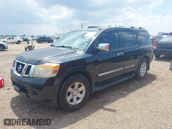 ✅ 2011 Nissan Armada SV • VIN: 5N1BA0ND6BN600136 • Lot: 43035552. Wystawiony na IAAI z przebiegiem 173 055 mil. Bezpłatny archiwum sprzedaży aukcyjnych z USA i szczegółowy raport historii pojazdu na DreamBid. Zdjęcie 2.
