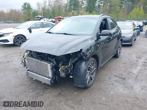 ✅ 2023 Hyundai Kona N Line • VIN: KM8K3CA35PU007213 • Lot: 45101994. Wystawiony na IAAI z przebiegiem 28 482 mil. Bezpłatny archiwum sprzedaży aukcyjnych z USA i szczegółowy raport historii pojazdu na DreamBid. Zdjęcie 6.